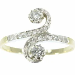 Bague Toi et moi en diamant
