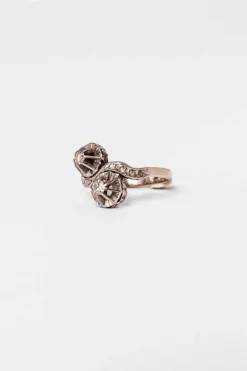 Bague Toi et Moi en or blanc et diamants