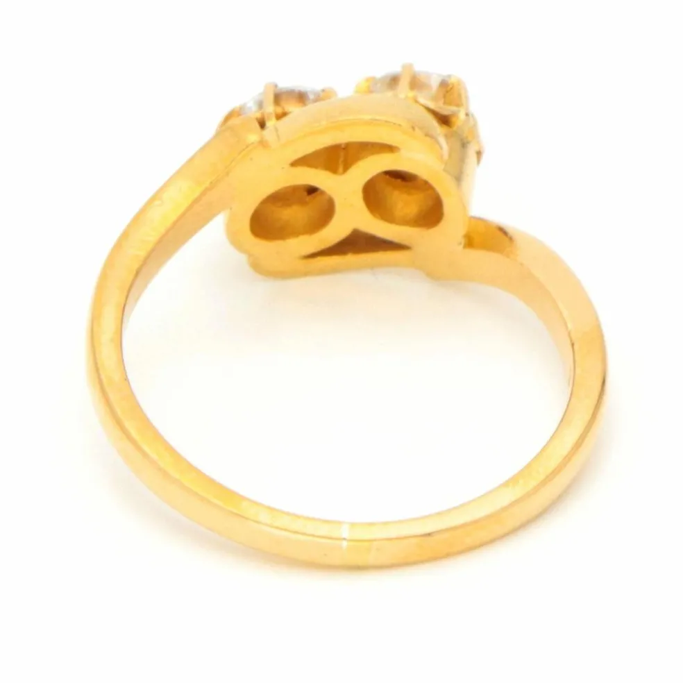 Bague Toi Et Moi en or jaune 18 carats et diamants