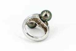 Bague Toi et Moi Or blanc Diamant