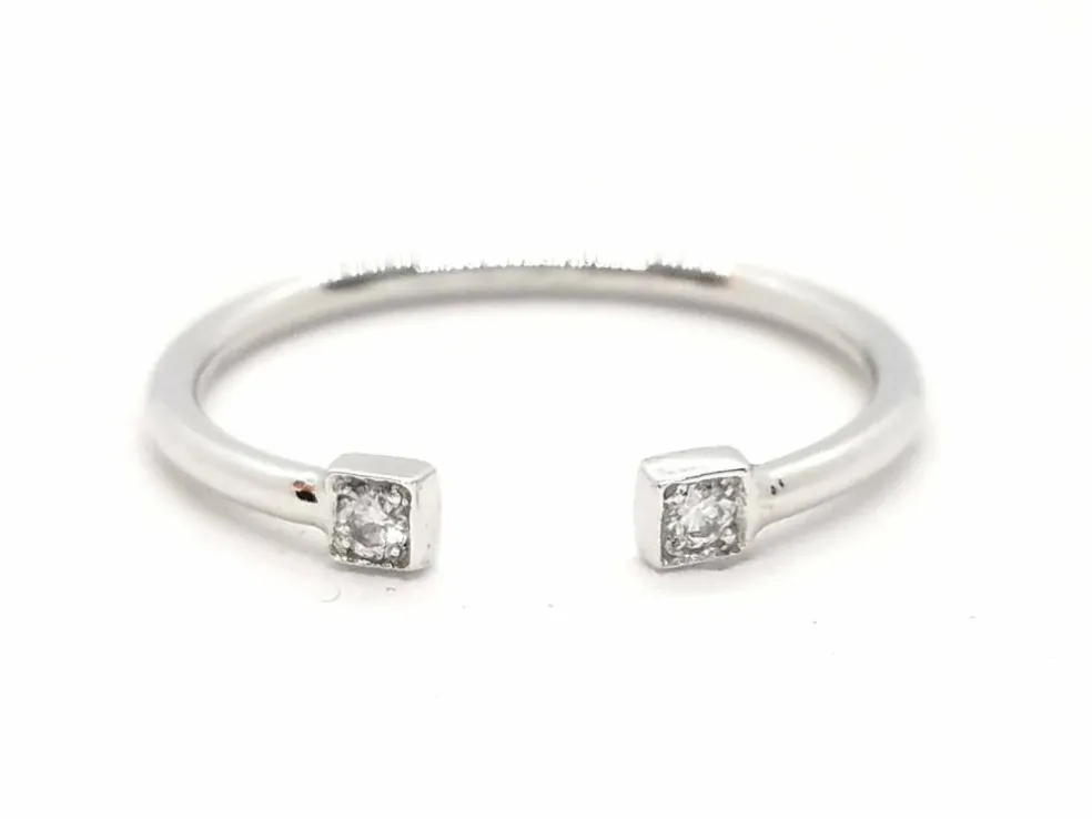 Bague Toi et Moi Or blanc Diamant