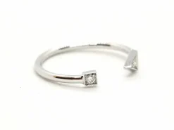 Bague Toi et Moi Or blanc Diamant