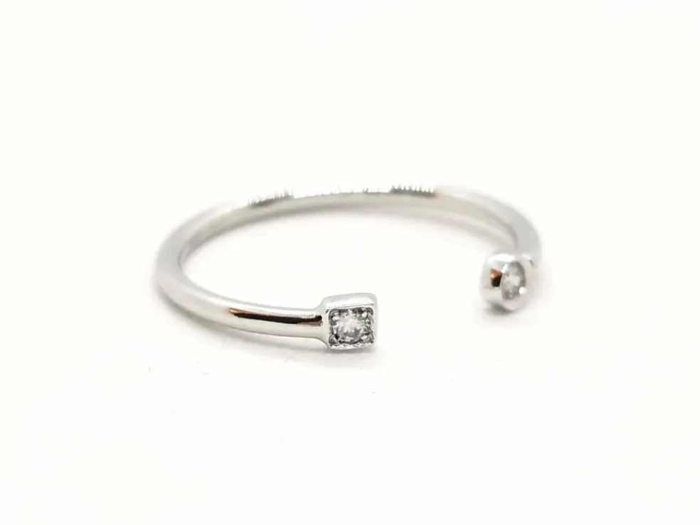 Bague Toi et Moi Or blanc Diamant
