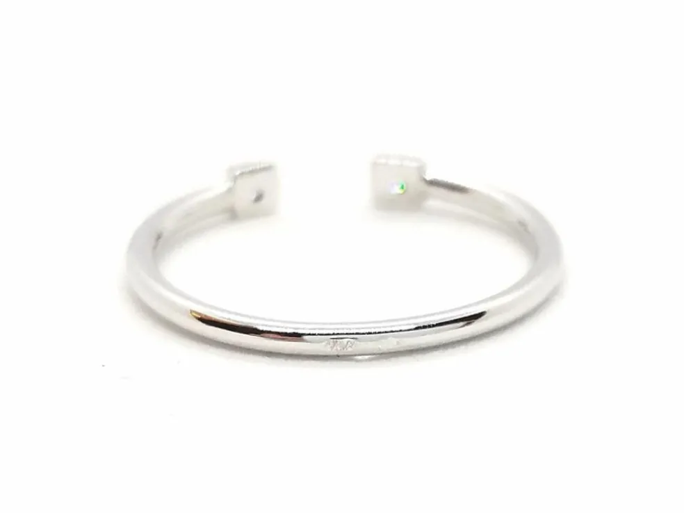 Bague Toi et Moi Or blanc Diamant