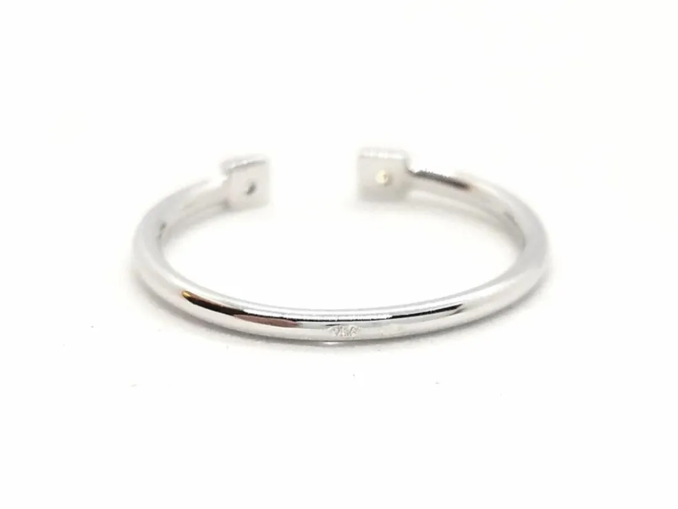 Bague Toi et Moi Or blanc Diamant