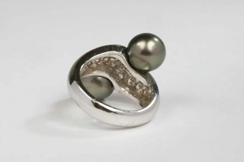 Bague Toi et Moi Or blanc Diamant