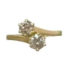 Bague toi et moi or jaune diamants