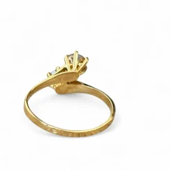Bague toi et moi or jaune diamants