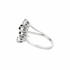 Bague Toi et Moi or saphir et diamants
