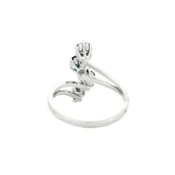 Bague Toi et Moi or saphir et diamants