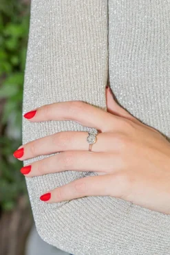 Bague Toi et Moi Platine Diamant