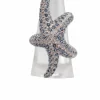 Bague étoile de mer or blanc saphirs et diamants