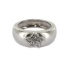 Bague étoile diamants en or blanc