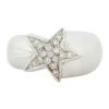 Bague étoile Or blanc Diamants