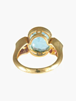 Bague Topaze Améthystes