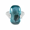 Bague Topaze bleue Diamants