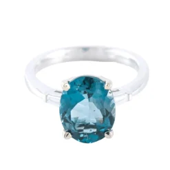 Bague Topaze royale Diamants
