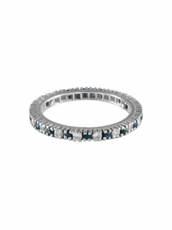 BAGUE TOUR COMPLET SAPHIRS ET DIAMANTS