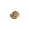 Bague tourbillon diamants 0.56 carats