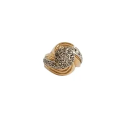 Bague tourbillon diamants 0.56 carats