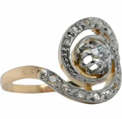 Bague Tourbillon Diamants 1 Carat