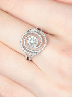 Bague Tourbillon Diamants