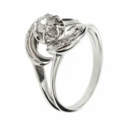 Bague tourbillon diamants