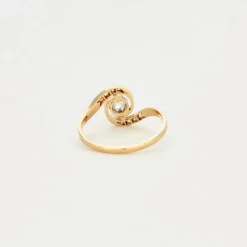 Bague Tourbillon or et diamants