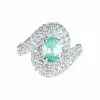 Bague Tourbillon Tourmaline Paraïba Diamants