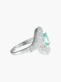 Bague Tourbillon Tourmaline Paraïba Diamants