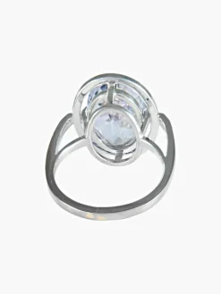 Bague Tourmaline bleue Diamants