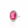 Bague tourmaline de 10,87cts et diamants
