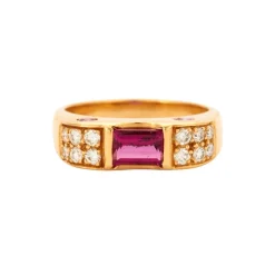 Bague Tourmaline Diamant