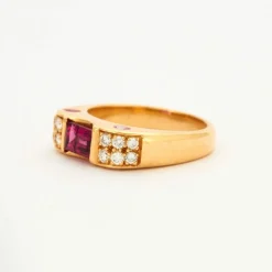 Bague Tourmaline Diamant