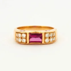 Bague Tourmaline Diamant