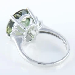 Bague Tourmaline green blue London Diamants