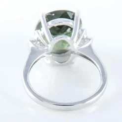 Bague Tourmaline green blue London Diamants