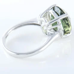 Bague Tourmaline green blue London Diamants
