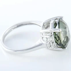 Bague Tourmaline green blue London Diamants
