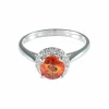 Bague Tourmaline orange