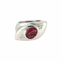 Bague Tourmaline rose Diamants