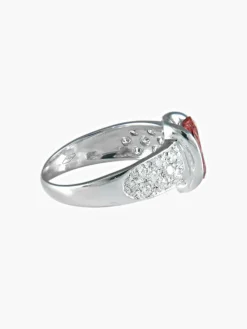 Bague Tourmaline rose Diamants
