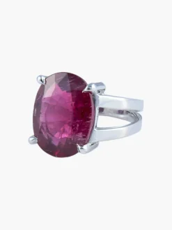 Bague Tourmaline rouge