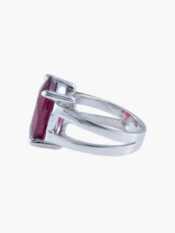 Bague Tourmaline rouge