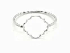 Bague Transparence Or blanc