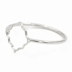 Bague Transparence Or blanc