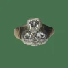 BAGUE TREFLE DIAMANTS