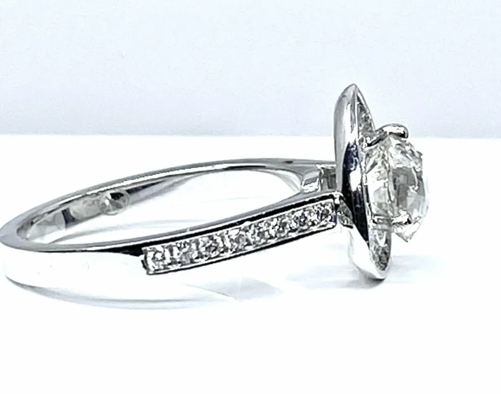 Bague Triangle diamant 1,10 carat