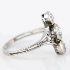Bague trilogie Art Déco