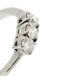 Bague trilogie avec diamants de 0,36 ct